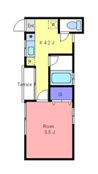 京王多摩川駅 徒歩4分 1階の物件間取画像